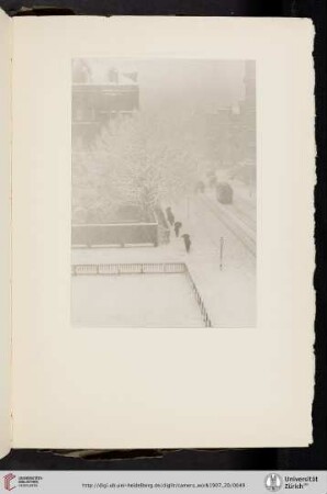 [Alfred Stieglitz, I. Snapshot—From my Window, New York, photogravure from original negative]