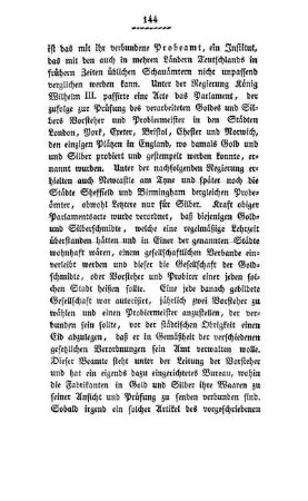 Probeamt; Ursprung und Wirkungskreis desselb.