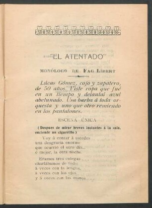 Escena única