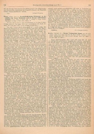 349-350 [Rezension] Bauer, Walter, Griechisch-deutsches Wörterbuch zu den Schriften des Neuen Testaments und der übrigen urchristlichen Literatur