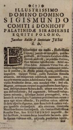 R. P. Jacobi Balde è Societate Jesu Opera Poëtica Omnia : Magnam partem nunquam edita; è MM. SS. Auctoris. 7, Continet Varia