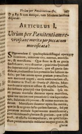 267-277, Supponendum 1. quadruplicia distingui opera ...