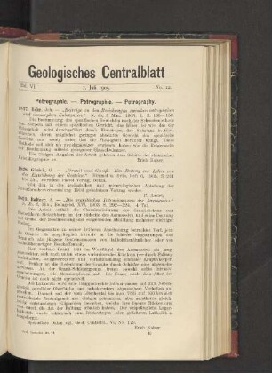 1. Juli 1905 No. 12.