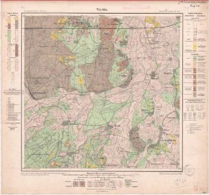 Grad-Abtheilung 43, Blatt 30 [Neue Nr. 3439]: Vieritz : geologische Karte