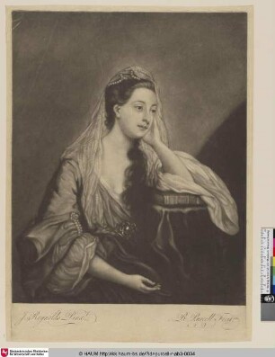 [Junge Frau mit Schleier; Young woman in veil]