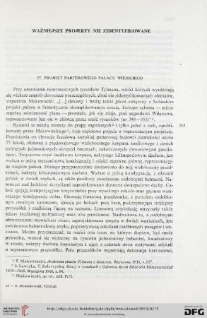 Ważniejsze projekty nie zidentyfikowane