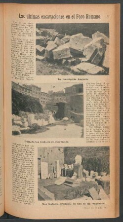 Las últimas excavaciones en el Foro Romano