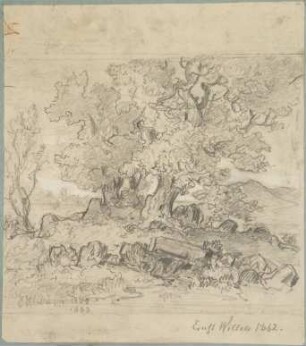 Ernst Willers: Großsteingrab auf der Heide