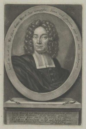 Bildnis des Cosmus Conrad Cuno