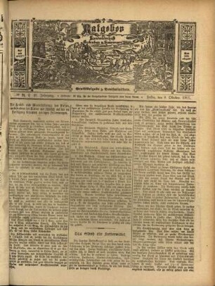 Ausgabe vom Sonntag, den 08. Oktober 1911.