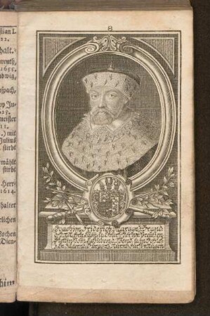 Joachim Friderich Marggr. z. Brand. ...