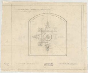 Thiersch, Friedrich von; München; Haus Pechmann - Decke (Ansicht)