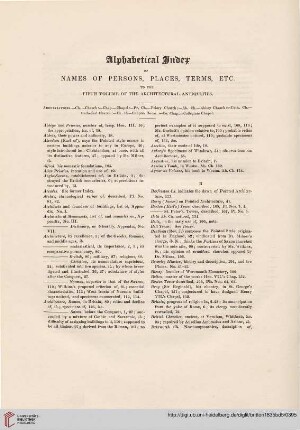 Alphabetical index of names of persons, places, terms, etc.