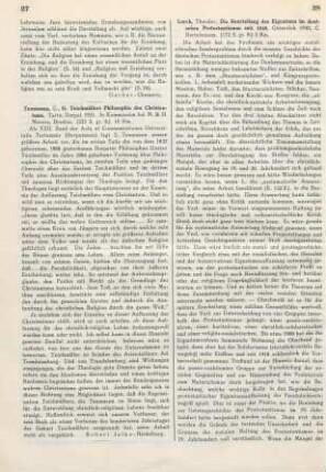27 [Rezension] Tennmann, Ed., G. Teichmüllers Philosophie des Christentums