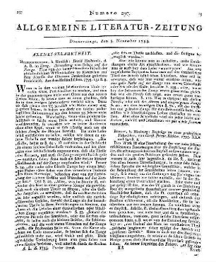 Richter, C. F.: Beyträge zu einer praktischen Fieberlehre. Berlin: Himburg 1795