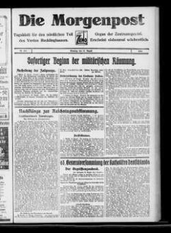 Die Morgenpost. 1924-