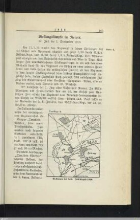 Stellungskämpfe im Artois