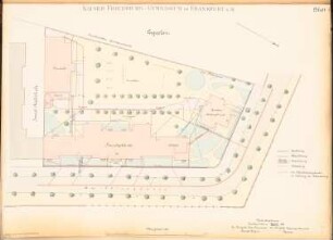 Kaiser-Friedrich-Gymnasium, Frankfurt/Main: Lageplan 1:250
