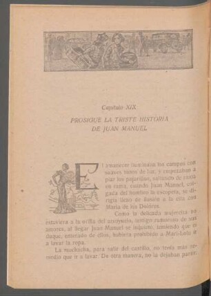 Capítulo XIX - Prosigue la triste historia de Juan Manuel