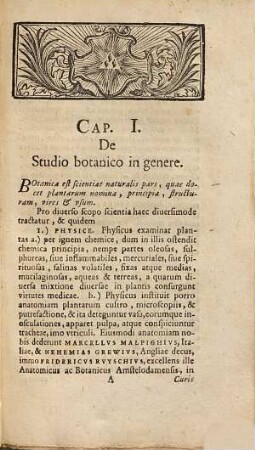 Hermanni Friderici Teichmeyeri Philosophiae Et Medicinae Doctoris, ... Institvtiones Botanicae Sev Brevis In Rem Herbariam Introdvctio Conscripta In Vsvm Avditorii Svi