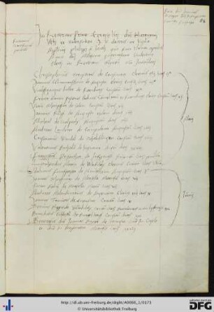 [fol. 86] Rektorat Hieronymus Vehus 1511