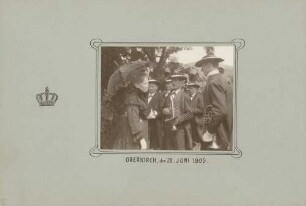 Großherzogin Luise mit Honoratioren in Oberkirch