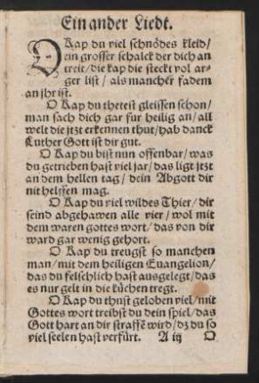 Ein ander Liedt. ||