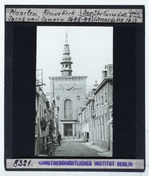Haarlem, Nieuwe Kerk : Außenansicht mit Turm