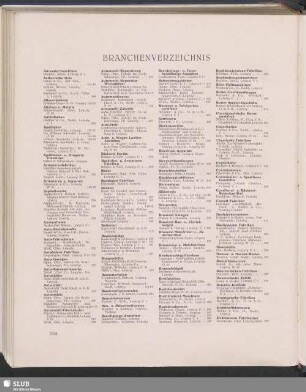 Branchenverzeichnis