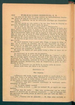 Capítulo XI - Una sorpresa