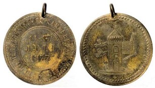 Erinnerungsmedaille an das 6. Niedersächsische Sängerfest