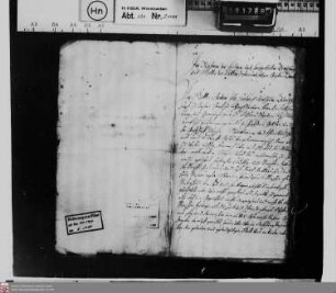 Testament des Fürsten Friedrich Wilhelm Adolph von Nassau-Siegen