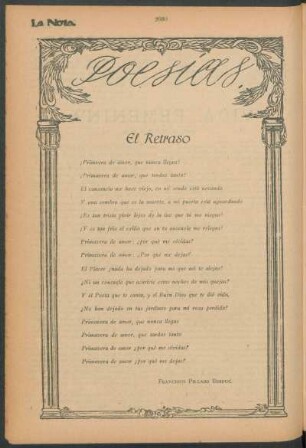 Poesías : El retraso