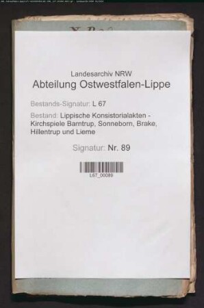 Persönliche Angelegenheiten des Pastors