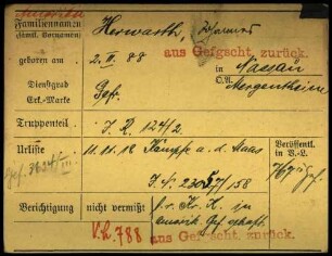 Herwarth, Johannes - Hespeler, Jakob