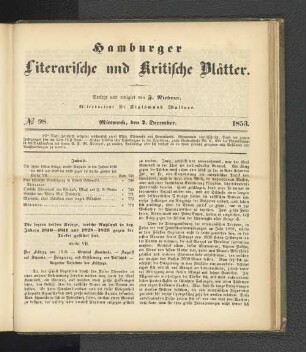 No. 98. 7. Dezember 1853