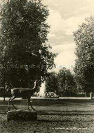 Der Pankower Bürgerpark in Berlin