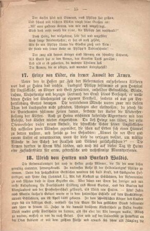 18. Ulrich von Hutten und Burkard Waldis.