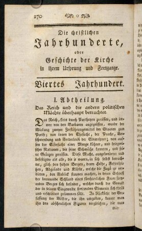 270-440, Viertes Jahrhundert.