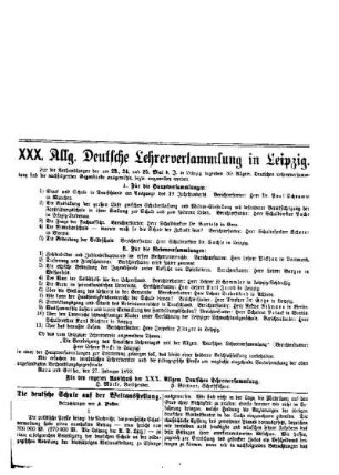 Die deutsche Schule auf der Weltausstellung