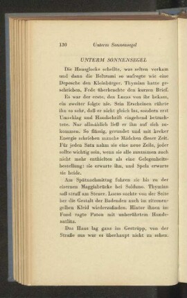 Unterm Sonnensegel