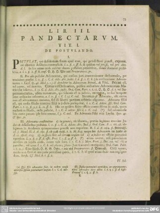 Lib. III. Pandectarum