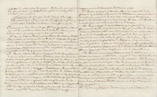 Memorandum des russischen Gesandten Obreskow, die russischen Forderungen an das Osmanische Reich beinhaltend, von Kochs Hand.