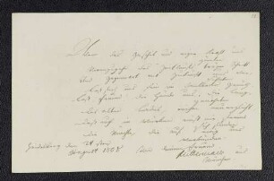 Karl Joseph Anton Mittermaier. – Heidelberg, 24.08.1808