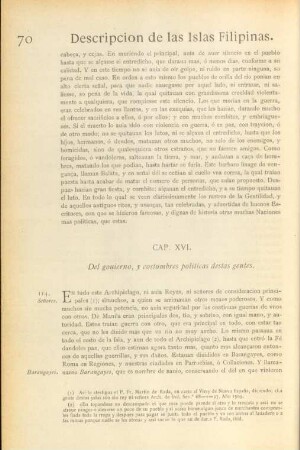 Cap. XVI. Del govierno, y costumbres politicas destas gentes