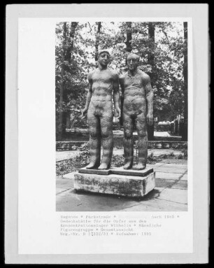 Gedenkstätte für die Opfer aus dem Konzentrationslager Wöbbelin — Männliche Figurengruppe