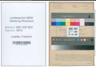 Entnazifizierung Friedrich Loebbe , geb. 08.12.1899 (Schlosser)