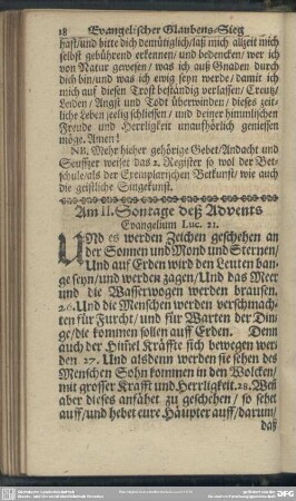 Am II. Sontage deß Advents
