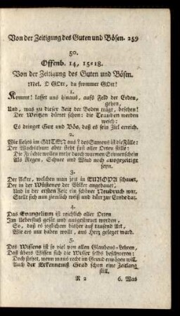 50. Offenb. 14,15-18. ...