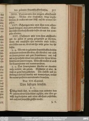 Das XIII. Capitel. Von lustigen briefen.